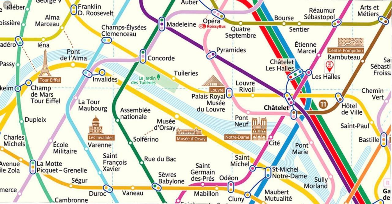 50M2 Rue Rambuteau/Pompidou/Marais/Hotel De Ville Париж Екстериор снимка