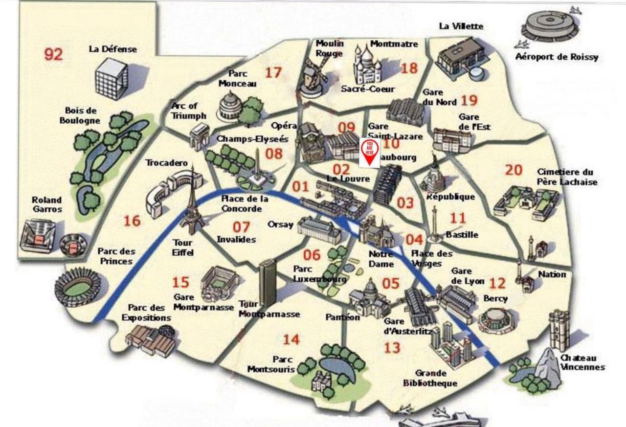 50M2 Rue Rambuteau/Pompidou/Marais/Hotel De Ville Париж Екстериор снимка